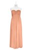 ColsBM Zaylee Salmon Plus Size Bridesmaid Dresses Sleeveless Zip up Simple Sweetheart Floor Length A-line