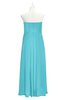 ColsBM Zaylee Turquoise Plus Size Bridesmaid Dresses Sleeveless Zip up Simple Sweetheart Floor Length A-line
