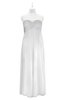 ColsBM Zaylee White Plus Size Bridesmaid Dresses Sleeveless Zip up Simple Sweetheart Floor Length A-line