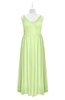 ColsBM Tinley Butterfly Plus Size Bridesmaid Dresses A-line V-neck Brush Train Sleeveless Sexy Zipper