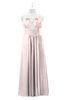 ColsBM Myah Angel Wing Plus Size Bridesmaid Dresses Floor Length Zip up A-line Glamorous Pleated Scoop