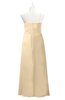 ColsBM Myah Apricot Gelato Plus Size Bridesmaid Dresses Floor Length Zip up A-line Glamorous Pleated Scoop