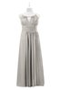 ColsBM Myah Ashes Of Roses Plus Size Bridesmaid Dresses Floor Length Zip up A-line Glamorous Pleated Scoop