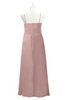 ColsBM Myah Blush Pink Plus Size Bridesmaid Dresses Floor Length Zip up A-line Glamorous Pleated Scoop