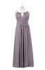 ColsBM Myah Cameo Plus Size Bridesmaid Dresses Floor Length Zip up A-line Glamorous Pleated Scoop