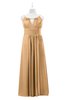 ColsBM Myah Desert Mist Plus Size Bridesmaid Dresses Floor Length Zip up A-line Glamorous Pleated Scoop