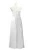 ColsBM Myah White Plus Size Bridesmaid Dresses Floor Length Zip up A-line Glamorous Pleated Scoop