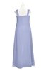 ColsBM Naya Blue Heron Plus Size Bridesmaid Dresses A-line Floor Length Zipper Casual Sleeveless Ruching