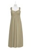 ColsBM Naya Candied Ginger Plus Size Bridesmaid Dresses A-line Floor Length Zipper Casual Sleeveless Ruching