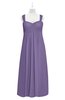 ColsBM Naya Chalk Violet Plus Size Bridesmaid Dresses A-line Floor Length Zipper Casual Sleeveless Ruching