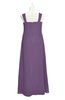 ColsBM Naya Chinese Violet Plus Size Bridesmaid Dresses A-line Floor Length Zipper Casual Sleeveless Ruching