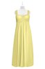 ColsBM Naya Daffodil Plus Size Bridesmaid Dresses A-line Floor Length Zipper Casual Sleeveless Ruching