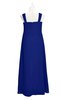 ColsBM Naya Electric Blue Plus Size Bridesmaid Dresses A-line Floor Length Zipper Casual Sleeveless Ruching