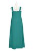 ColsBM Naya Emerald Green Plus Size Bridesmaid Dresses A-line Floor Length Zipper Casual Sleeveless Ruching