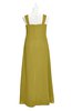ColsBM Naya Golden Olive Plus Size Bridesmaid Dresses A-line Floor Length Zipper Casual Sleeveless Ruching