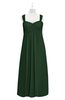 ColsBM Naya Hunter Green Plus Size Bridesmaid Dresses A-line Floor Length Zipper Casual Sleeveless Ruching
