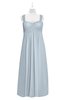 ColsBM Naya Illusion Blue Plus Size Bridesmaid Dresses A-line Floor Length Zipper Casual Sleeveless Ruching