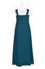 ColsBM Naya Moroccan Blue Plus Size Bridesmaid Dresses A-line Floor Length Zipper Casual Sleeveless Ruching