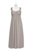 ColsBM Naya Mushroom Plus Size Bridesmaid Dresses A-line Floor Length Zipper Casual Sleeveless Ruching