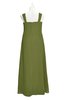 ColsBM Naya Olive Green Plus Size Bridesmaid Dresses A-line Floor Length Zipper Casual Sleeveless Ruching