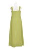 ColsBM Naya Pistachio Plus Size Bridesmaid Dresses A-line Floor Length Zipper Casual Sleeveless Ruching