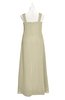ColsBM Naya Putty Plus Size Bridesmaid Dresses A-line Floor Length Zipper Casual Sleeveless Ruching