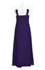 ColsBM Naya Royal Purple Plus Size Bridesmaid Dresses A-line Floor Length Zipper Casual Sleeveless Ruching