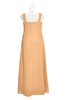 ColsBM Naya Salmon Buff Plus Size Bridesmaid Dresses A-line Floor Length Zipper Casual Sleeveless Ruching