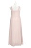 ColsBM Naya Silver Peony Plus Size Bridesmaid Dresses A-line Floor Length Zipper Casual Sleeveless Ruching