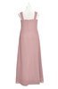 ColsBM Naya Silver Pink Plus Size Bridesmaid Dresses A-line Floor Length Zipper Casual Sleeveless Ruching