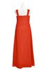 ColsBM Naya Tangerine Tango Plus Size Bridesmaid Dresses A-line Floor Length Zipper Casual Sleeveless Ruching