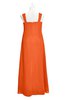 ColsBM Naya Tangerine Plus Size Bridesmaid Dresses A-line Floor Length Zipper Casual Sleeveless Ruching