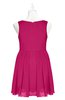 ColsBM Zariah Beetroot Purple Plus Size Bridesmaid Dresses Ruching Mature Square Zip up Sleeveless A-line