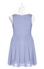 ColsBM Zariah Blue Heron Plus Size Bridesmaid Dresses Ruching Mature Square Zip up Sleeveless A-line