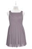 ColsBM Zariah Cameo Plus Size Bridesmaid Dresses Ruching Mature Square Zip up Sleeveless A-line