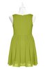 ColsBM Zariah Green Oasis Plus Size Bridesmaid Dresses Ruching Mature Square Zip up Sleeveless A-line