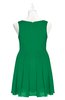 ColsBM Zariah Green Plus Size Bridesmaid Dresses Ruching Mature Square Zip up Sleeveless A-line
