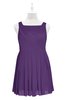 ColsBM Zariah Pansy Plus Size Bridesmaid Dresses Ruching Mature Square Zip up Sleeveless A-line