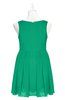 ColsBM Zariah Pepper Green Plus Size Bridesmaid Dresses Ruching Mature Square Zip up Sleeveless A-line
