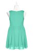 ColsBM Zariah Seafoam Green Plus Size Bridesmaid Dresses Ruching Mature Square Zip up Sleeveless A-line