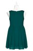 ColsBM Zariah Shaded Spruce Plus Size Bridesmaid Dresses Ruching Mature Square Zip up Sleeveless A-line