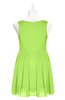 ColsBM Zariah Sharp Green Plus Size Bridesmaid Dresses Ruching Mature Square Zip up Sleeveless A-line
