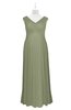 ColsBM Malaya Bog Plus Size Bridesmaid Dresses Ruching Elegant A-line Floor Length V-neck Zipper