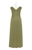 ColsBM Malaya Cedar Plus Size Bridesmaid Dresses Ruching Elegant A-line Floor Length V-neck Zipper