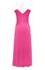 ColsBM Malaya Rose Pink Plus Size Bridesmaid Dresses Ruching Elegant A-line Floor Length V-neck Zipper