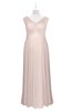 ColsBM Malaya Silver Peony Plus Size Bridesmaid Dresses Ruching Elegant A-line Floor Length V-neck Zipper
