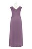 ColsBM Malaya Valerian Plus Size Bridesmaid Dresses Ruching Elegant A-line Floor Length V-neck Zipper