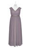 ColsBM Simone Cameo Plus Size Bridesmaid Dresses Pleated Sleeveless Elegant A-line V-neck Floor Length