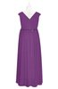 ColsBM Simone Dahlia Plus Size Bridesmaid Dresses Pleated Sleeveless Elegant A-line V-neck Floor Length