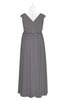 ColsBM Simone Storm Front Plus Size Bridesmaid Dresses Pleated Sleeveless Elegant A-line V-neck Floor Length